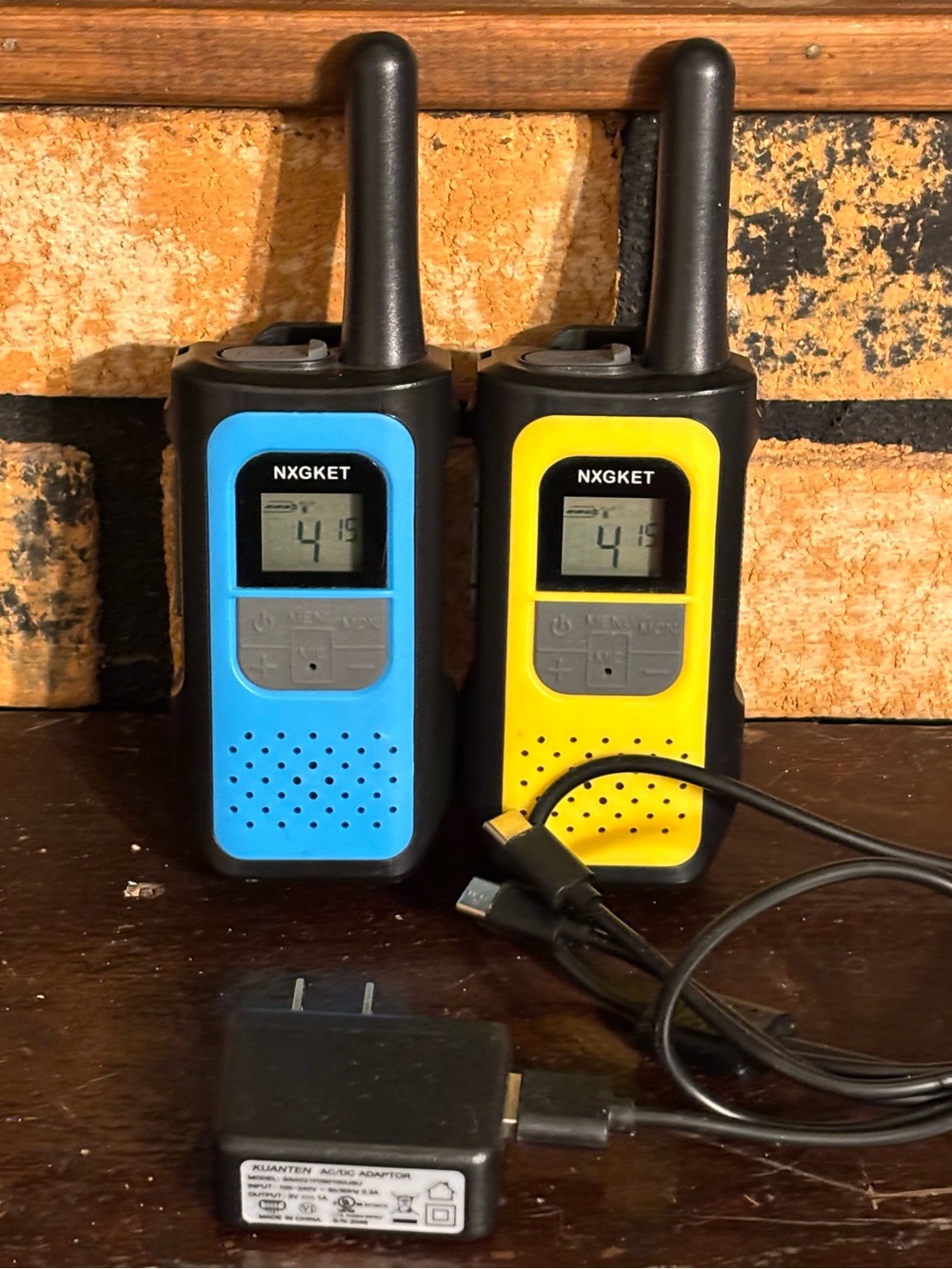 Like New - Set of Two Adult 2-Way Radios • Rechargeable Walkie Talkie Set